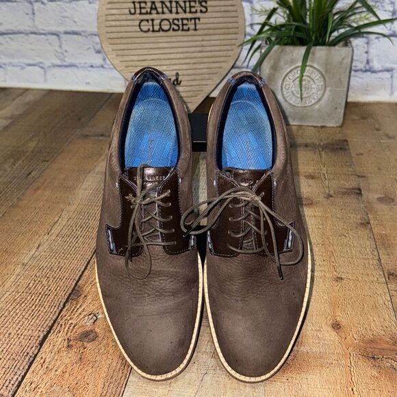 Ted Baker Shoes Sz 9 M Brown Derby Oxfords LEATHER NEWBUCK DEEKUN‎ main image 11